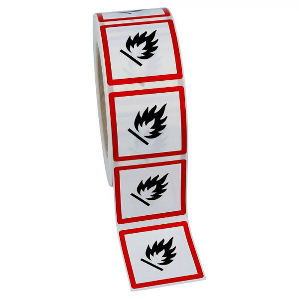 Picture of Hazard Symbol Sticker Roll
